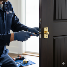 Cerrajero automotriz abriendo auto urgente en Ambato, Ecuador